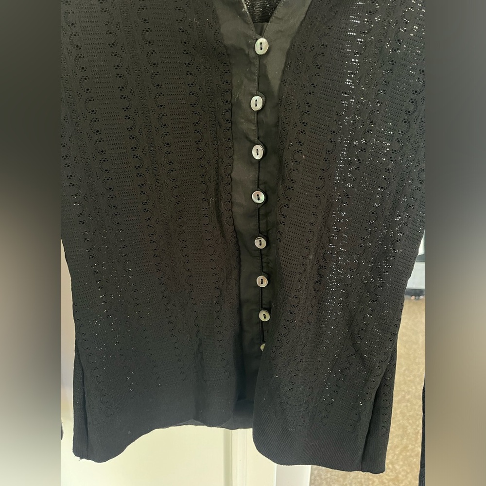 Rayure Paris sheer button down - Picture 3 of 4
